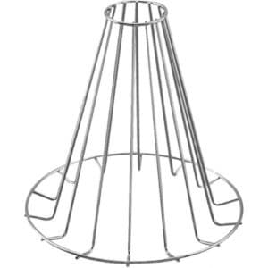 Pyramide à boudin , inox , ø 280 x ø 80 x H 325 mm