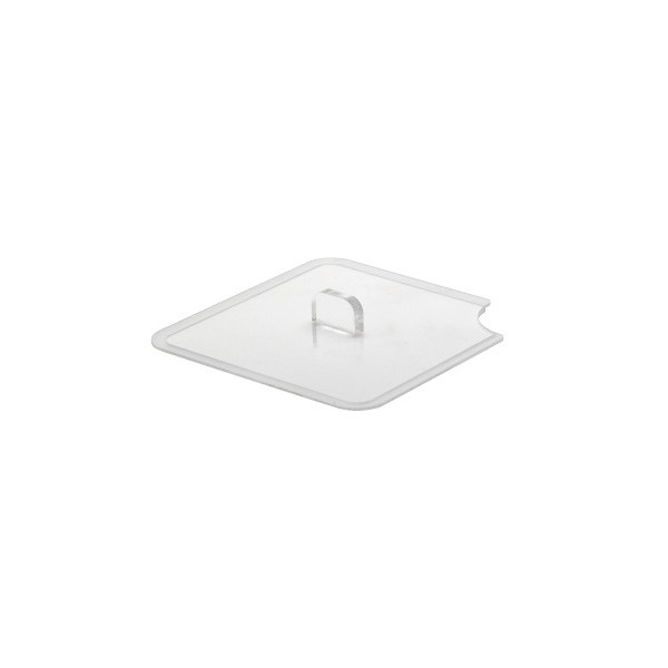 Couvercle plexi transparent avec encoche, GN1/2