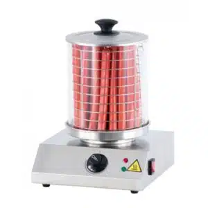 Chauffe-saucisses , acier inoxydable , L 280 x P 280 x H 355 mm