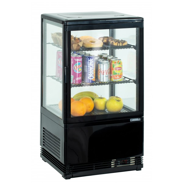 Mini vitrine réfrigérée positive 58 L, 130 W