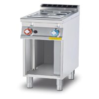 Bain-marie électrique sur meuble ouvert cuve GN1/1 + GN 1/3 150 Mono 2.85 Kw
