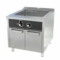 Bain Marie à gaz, série 900, L 800 mm, sur placard