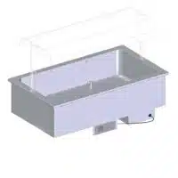 Bain-marie DROP-IN 4 x GN1/1 commande à distance