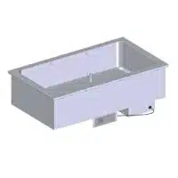 Bain-Marie Drop-In 4 x GN1/1 pour Portique en Verre