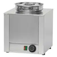 Bain marie à sauce professionnel 4.5 L en acier inoxydable 200 W
