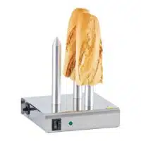 Chauffe pain 3 plots acier inoxydable 110 W