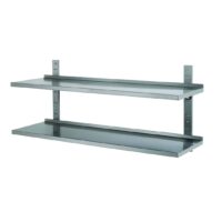 Étagère professionnelle murales en acier inoxydable P 355 mm