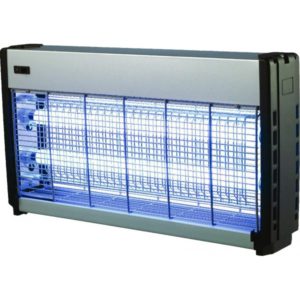 Exterminateurs d'insectes 2 x 20 W, carter alu à néons