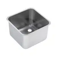 Bac à souder dimension au carré, évacuation à droite, L 500 x P 500 x H 300 mm