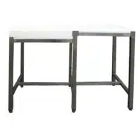 Combiné bois poly professionnel central P 500 mm inox AISI 304