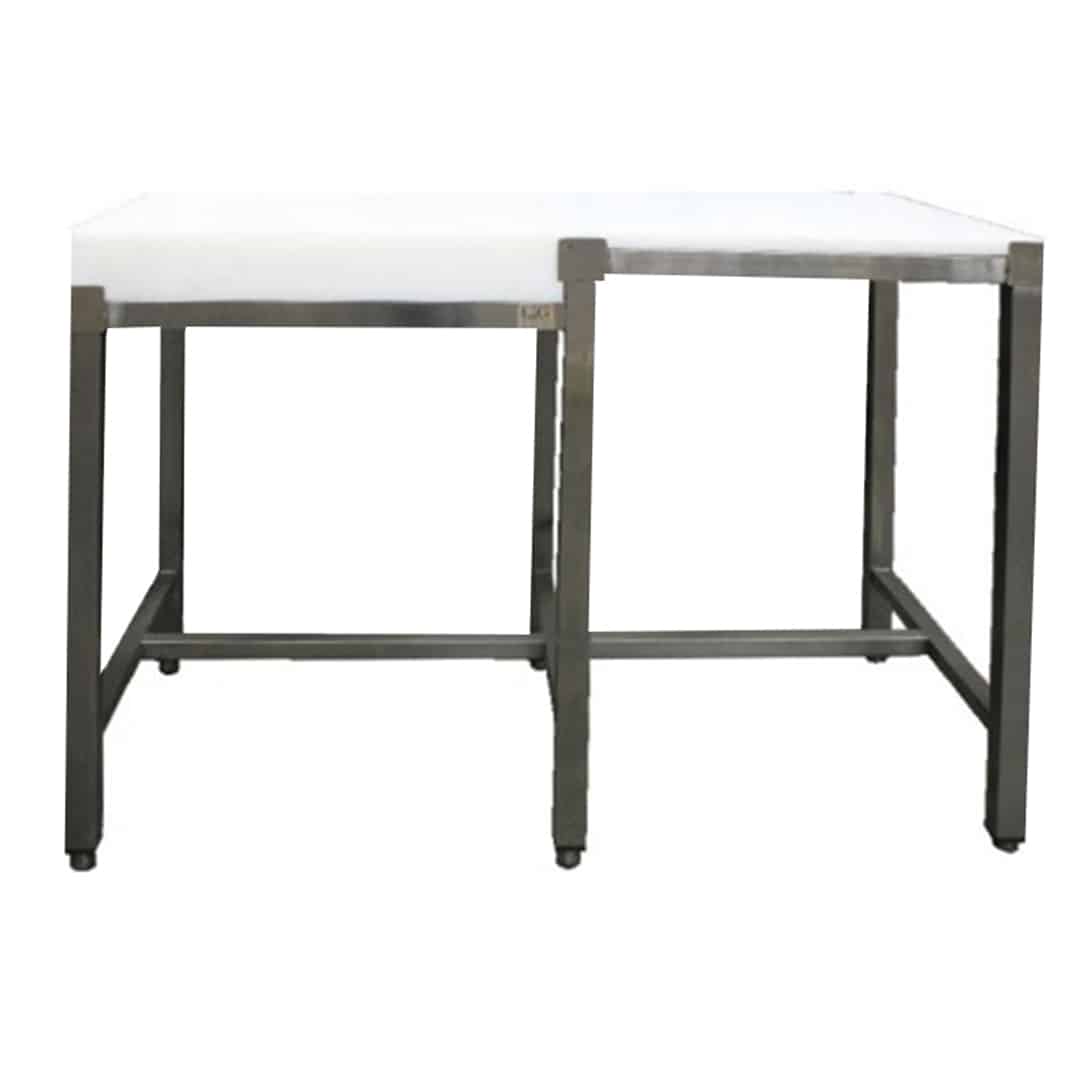 Combiné bois poly professionnel central P 500 mm inox AISI 304