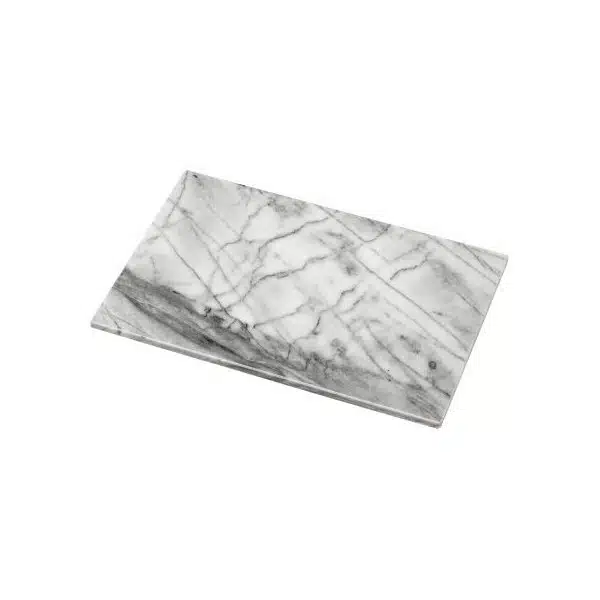 Plaque de découpe sur tasseaux, couleur marbré blanc , 400x300 mm