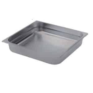 Bac inox cuisine gastronorme GN2/1, perforé , en inox aisi 304