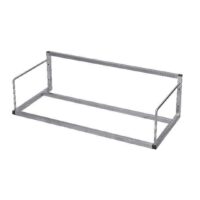 Étagère professionnelle inox cuisine murale pour casier de lave-vaisselle L 600 mm