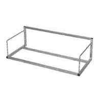 Étagère professionnelle inox cuisine murale pour casier de lave-vaisselle L 600 mm