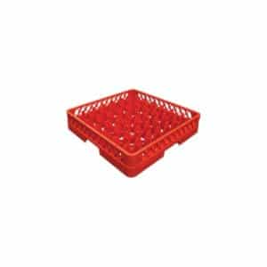 Casier à verre pour lave-vaisselle en polypropylène sans réhausse , 49 compartiments , L 501 x P 501 x H 101 mm