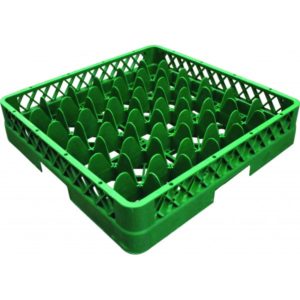 Casier à verre pour lave-vaisselle sans réhausse, vert, 36 compartiments