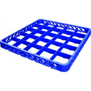 Réhausse casier à verre, bleu, 25 compartiments