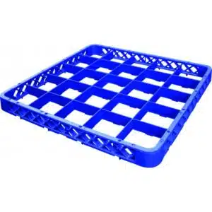 Réhausse casier à verre, bleu, 25 compartiments