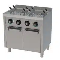 Cuiseur à pâtes électrique, 25 L + 25 L, série 600, sur placard