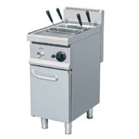 Cuiseur à pâte à gaz, en acier inoxydable AISI 304, 2 paniers, 12 kW