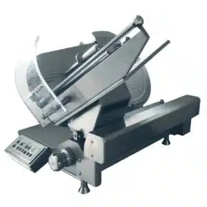 Trancheur étanche à pignon automatique, viande, en inox aisi 304, 370 W