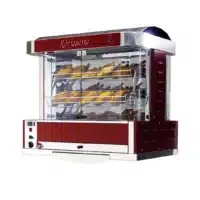 Rôtissoire professionnelle à balancelle en inox