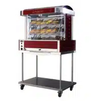 Rôtissoire professionnelle à balancelle GALAXY 6 sur chassis