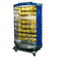 Rôtissoire à broche gaz bleu