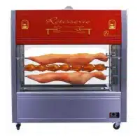 Rôtissoire à broche gaz rouge