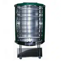 Rôtissoire à broche électrique vert