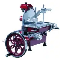 Trancheur manuel à l'ancienne en aluminium et inox