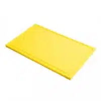 Plaque de découpe multicolore polyéthylène alimentaire avec rigole GN1/2