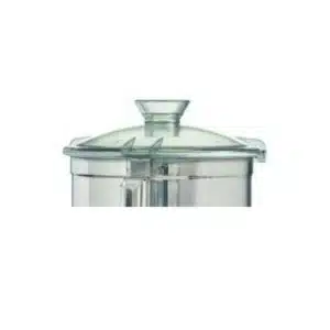 Cutter de table modèle R 6 V.V., triphasé 400V / 50 / 3, 2 vitesses, Capacité cuve 7 litres, L 280 x P 350 x H 520 mm