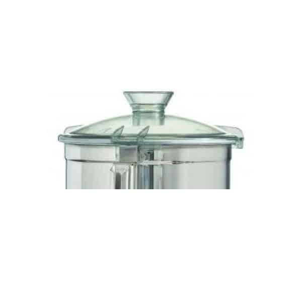 Cutter de table modèle R 6 V.V., triphasé 400V / 50 / 3, 2 vitesses, Capacité cuve 7 litres, L 280 x P 350 x H 520 mm