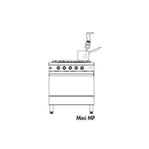 Mixer plongeant, Mini MP 160 V.V., 230V / 50 / 1, 1 vitesse, spécial petite préparation, Longueur : 455 mm, Ø 78 mm