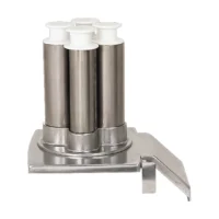 Goulotte 4 tubes pour coupe-légume modèle CL 55 : 2 tubes Ø 50 mm, 2 tubes Ø 70 mm