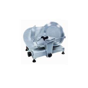 Trancheur aluminium à courroie avec protecteur de lame, affûteur fixe, L 680 x 515 x 470 mm