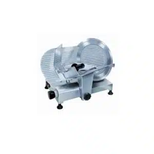 Trancheur aluminium à courroie avec protecteur de lame, affûteur fixe, L 680 x 515 x 470 mm