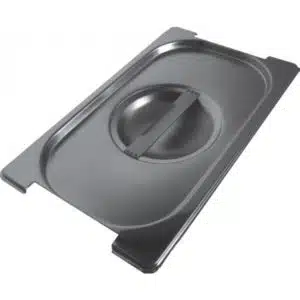 Couvercle à encoches pour bacs avec anses escamotables, type GN2/1