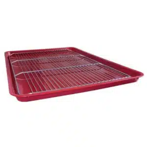 Grille inox pour plateaux (type 30 046 0600), L 600 x P 400 x H 15 mm