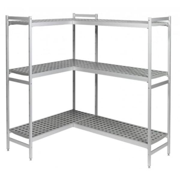 Clayette Polymère 5611 pour rayonnage FERMOSTOCK 5611 (maxi.90 kg / niveau), L 650 x P 460 mm