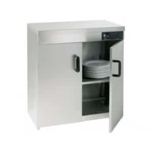 Armoire chauffe-assiettes 2 portes, L 750 x P 510 x H 855 mm