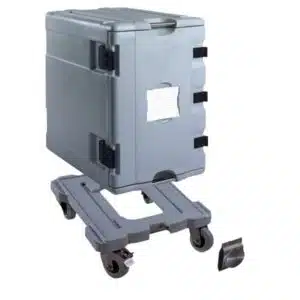 Coffre isotherme neutre type AF12, 1 conteneur avec chariot ,