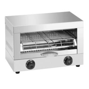 Toaster professionnel inox, avec une puissance de 1,7 Kw