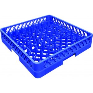 Casier à assiettes avec picots, couleur bleu
