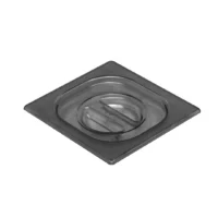 Couvercle standard pour bac gastronorme en copolyesther "Tritan™" sans Bisphénol A type GN1/6