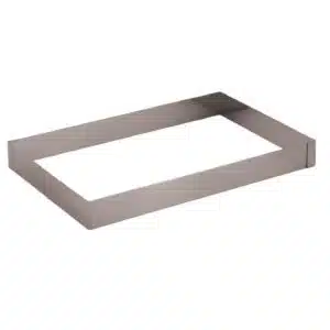 Rectangle pour plaques inox, L 595 x P 395 x H 30 mm
