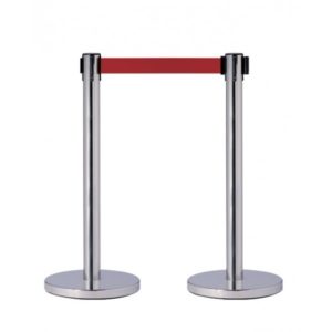 Poteau file d'attente inox, Ø 65 x H 940 mm