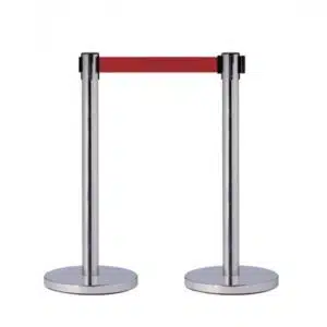 Poteau file d'attente inox, Ø 65 x H 940 mm